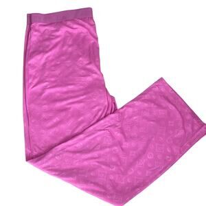 Juicy Couture Pink Logo Lounge Pants Y2K Soft Girl Vibes | XL Sleepwear